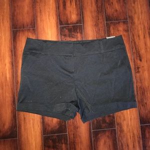 Maurice’s black shorts